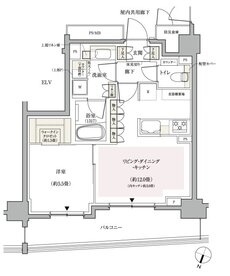 パークホームズ横浜伊勢町 間取り Bタイプ