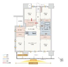 アルファステイツつくばみどりの 間取り A TYPE