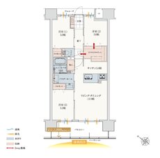 アルファステイツつくばみどりの 間取り B TYPE