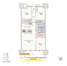 アルファステイツつくばみどりの 間取り C TYPE