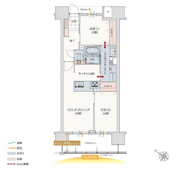 アルファステイツつくばみどりの 間取り F TYPE