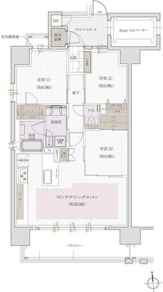 クレアホームズ岩崎ザ・リミテッド 間取り A type【BASIC PLAN】