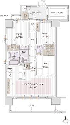 クレアホームズ岩崎ザ・リミテッド 間取り A type【MANU PLAN1】