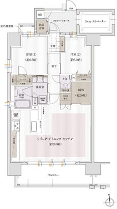 クレアホームズ岩崎ザ・リミテッド 間取り A type【MANU PLAN2】