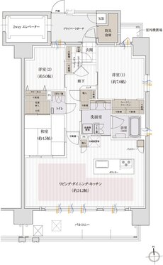 クレアホームズ岩崎ザ・リミテッド 間取り B type【MANU PLAN1】