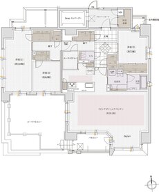 クレアホームズ岩崎ザ・リミテッド 間取り E type【BASIC PLAN】