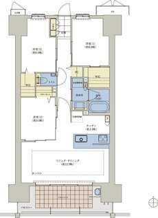 ロイヤルガーデンタワー天神町 間取り 75-C TYPE