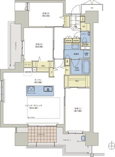 ロイヤルガーデンタワー天神町 間取り 87-E TYPE