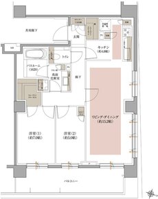 アトラス芦屋 間取り Aタイプ SUPERIOR