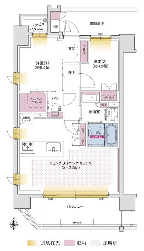 ソルティア池田さくら通り 間取り A type