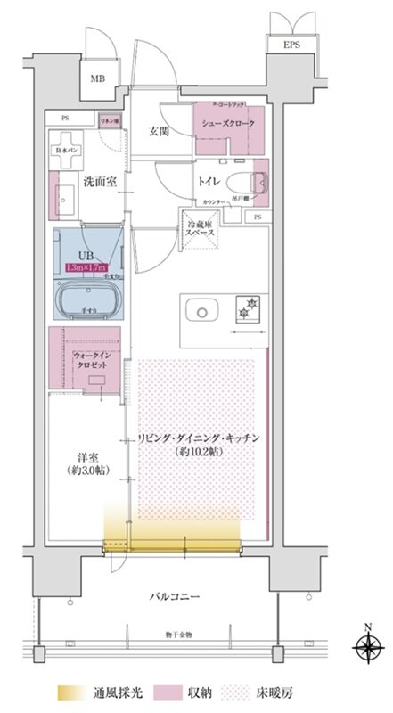 ソルティア池田さくら通り 間取り B type