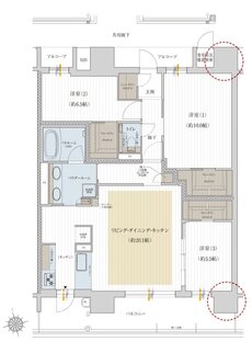 プレサンス ロジェ 姫路キャスティア 間取り Gタイプ