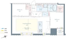 グランドパレス小倉城下 ザ・マークス 間取り C type