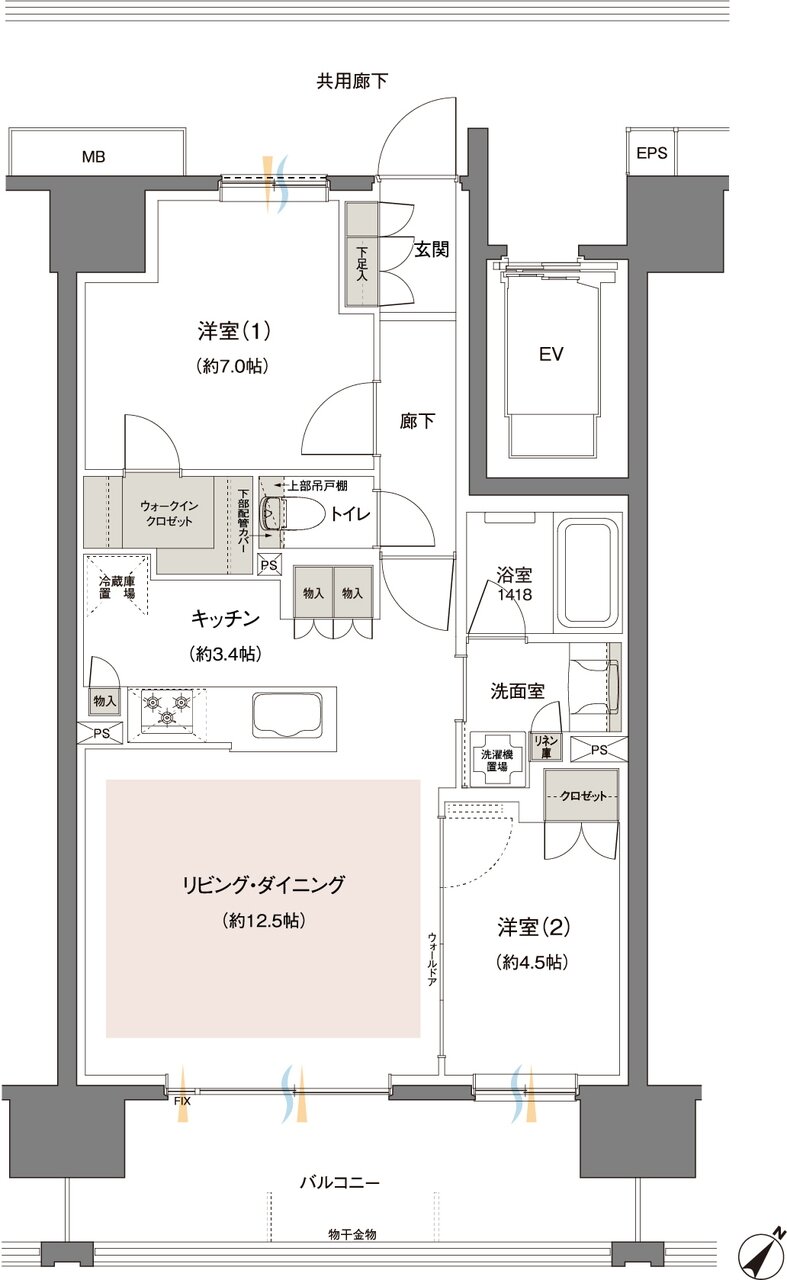 レーベン東川口III・IV project 間取り B type【III】