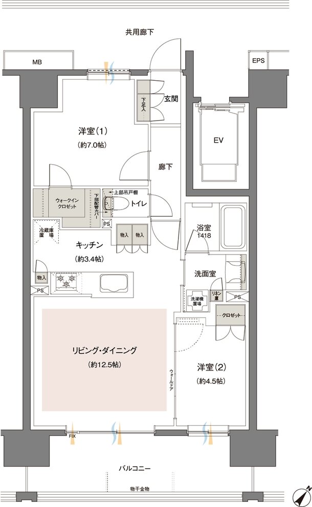 レーベン東川口III・IV project 間取り B type【III】