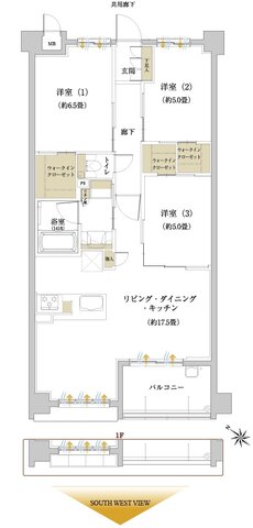 サンクレーア長久手はなみずき通 間取り B type