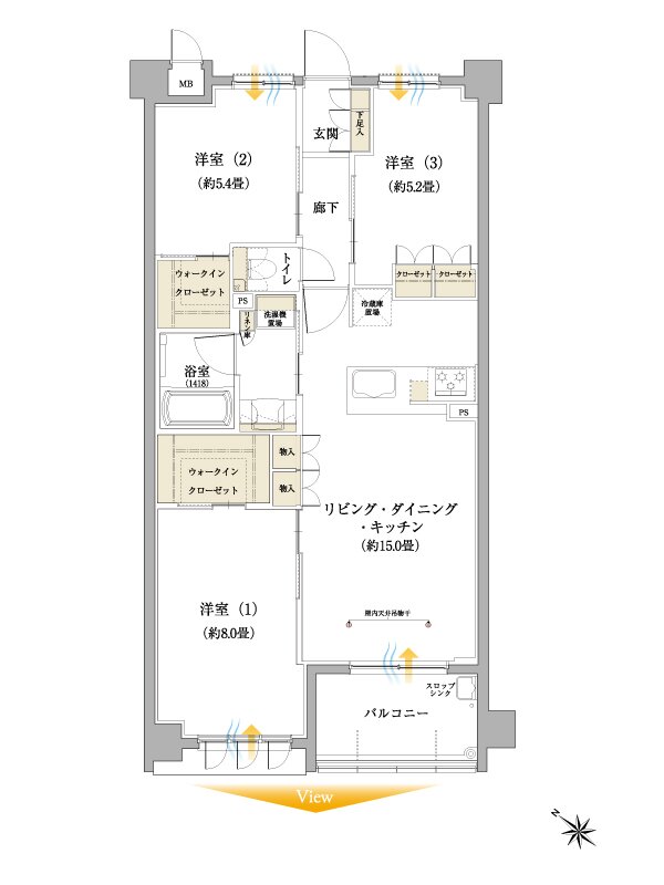 サンクレーア長久手はなみずき通 間取り C type