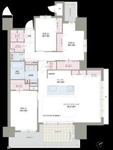 ロイヤルガーデン吉野本町 ザ・レジデンス 間取り 96-H TYPE