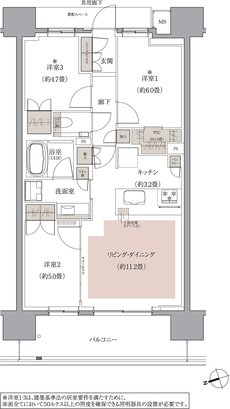 ザ・パークハウス 船橋レジデンス 間取り C TYPE