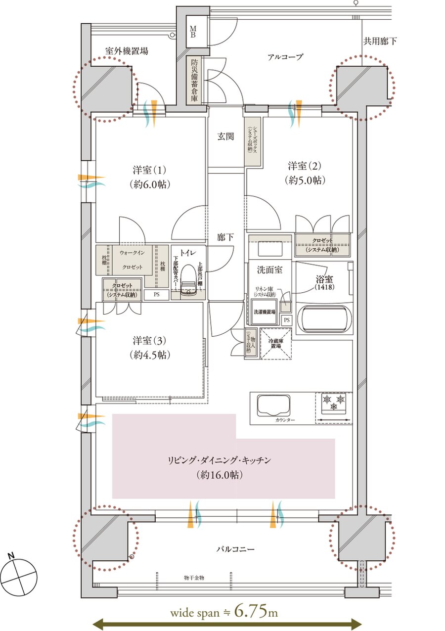 レ・ジェイド上前津 間取り A type