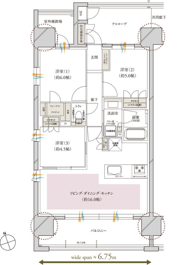 レ・ジェイド上前津 間取り A type