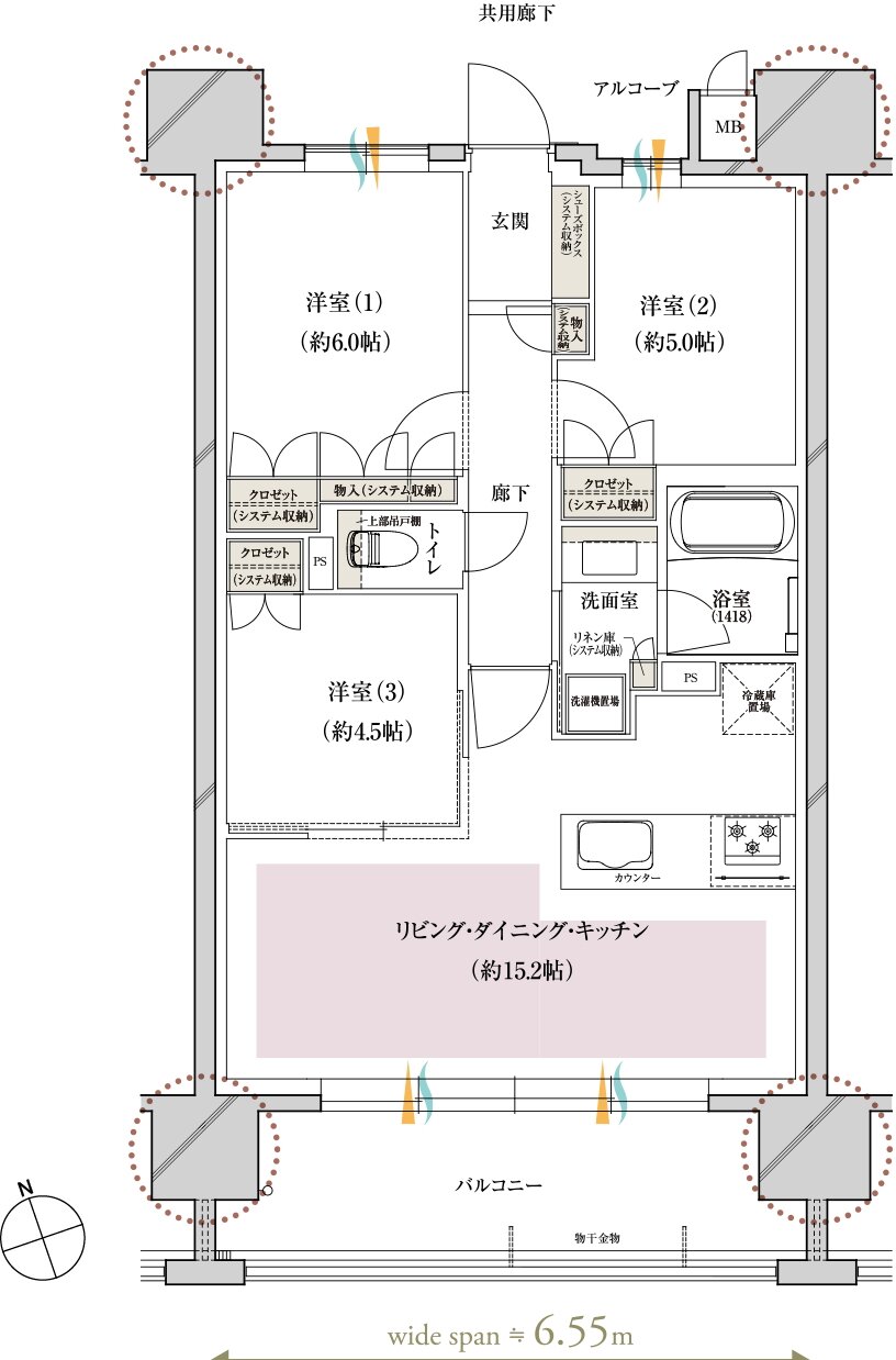 レ・ジェイド上前津 間取り B1 type