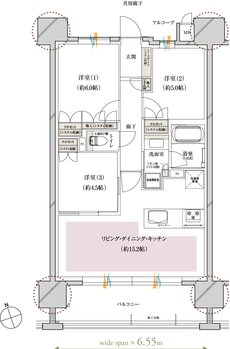 レ・ジェイド上前津 間取り B1 type