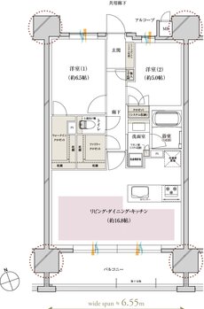 レ・ジェイド上前津 間取り B1 type MENU PLAN2