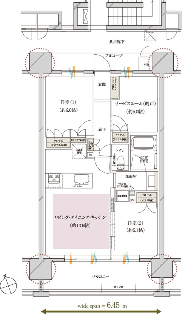 レ・ジェイド上前津 間取り C type