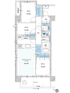 プレシス与野本町 間取り Aタイプ