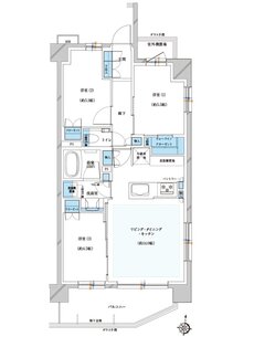 プレシス与野本町 間取り Jタイプ