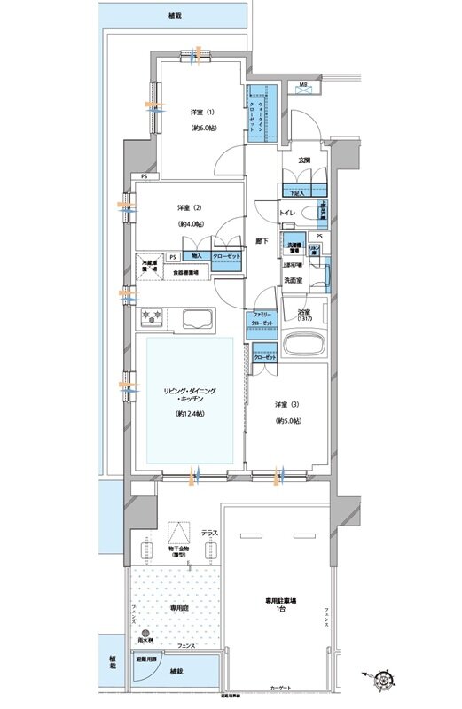 プレシス与野本町 間取り Agタイプ