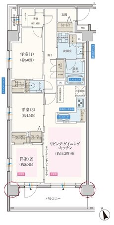 エクセレントシティ船橋夏見台 間取り A type