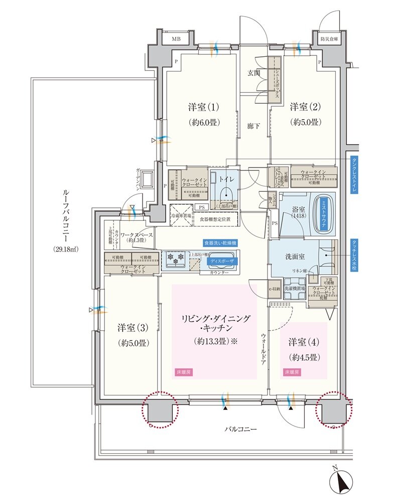 エクセレントシティ船橋夏見台 間取り Mr type