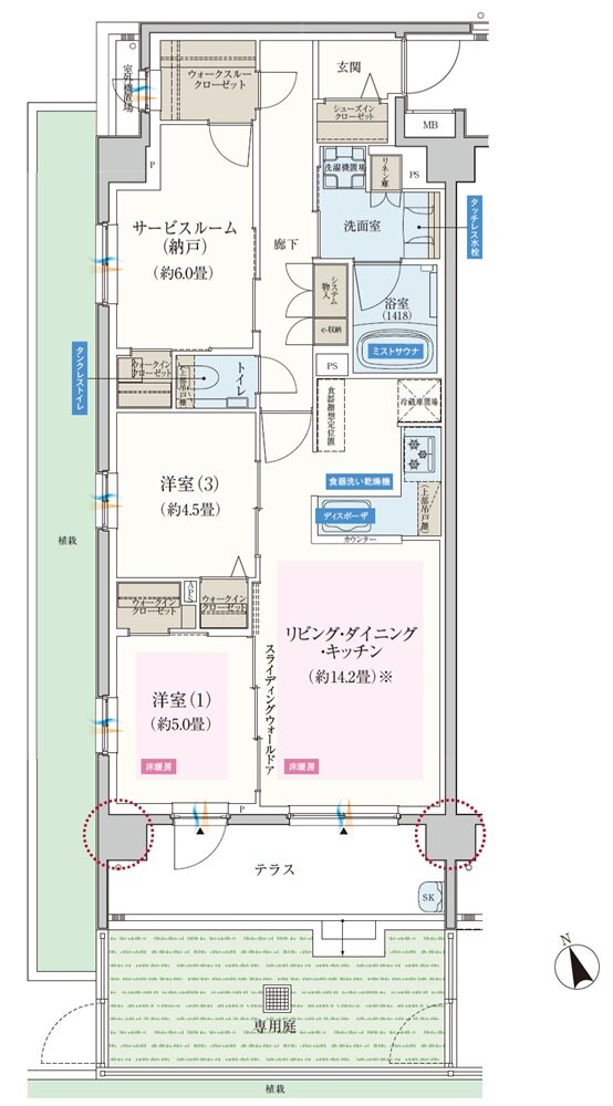 エクセレントシティ船橋夏見台 間取り Ag type