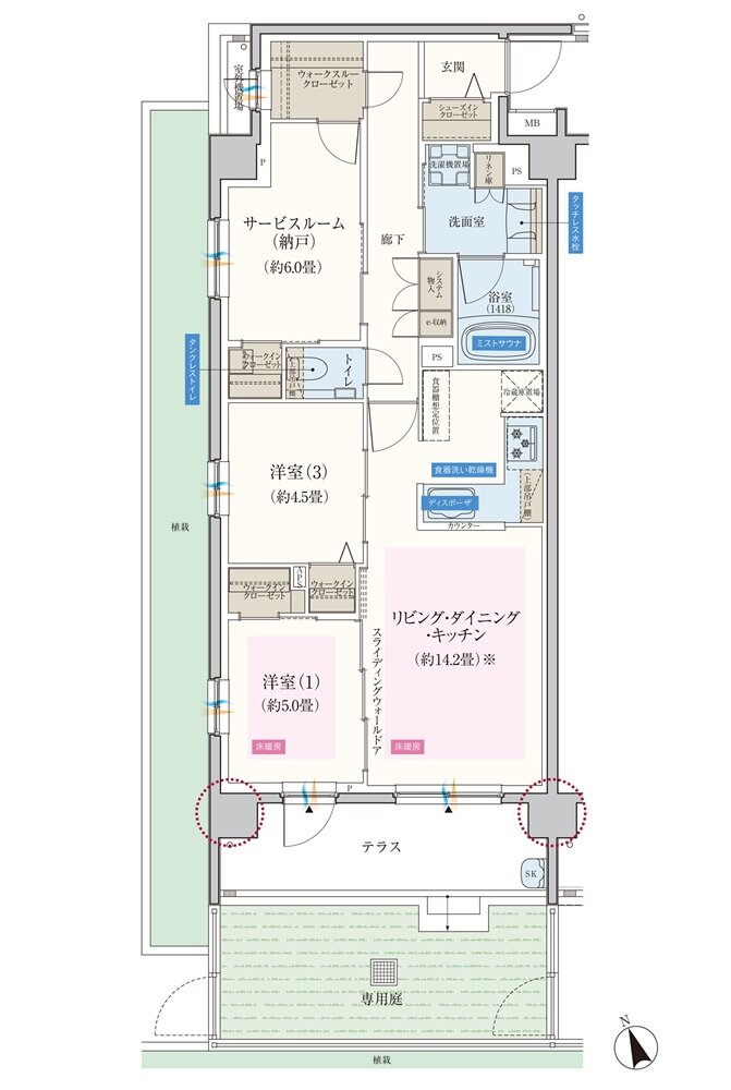 エクセレントシティ船橋夏見台 間取り Ag type