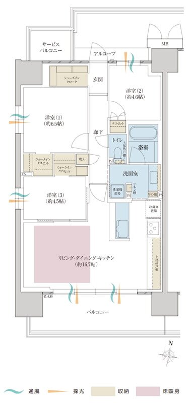 （仮称）ドンピシャ！マンションプロジェクト 間取り Aタイプ