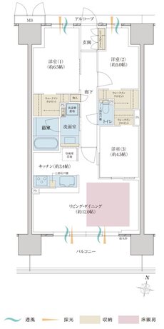 （仮称）ドンピシャ！マンションプロジェクト 間取り C2タイプ