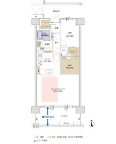 ポレスター佐久平駅南ガーデンテラス 間取り D1/D1Gタイプ（MENUPLAN2）