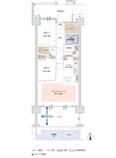 ポレスター佐久平駅南ガーデンテラス 間取り C1Gタイプ
