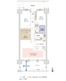 ポレスター佐久平駅南ガーデンテラス 間取り Bタイプ（MENUPLAN2）