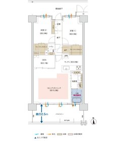 ポレスター佐久平駅南ガーデンテラス 間取り H/HGタイプ