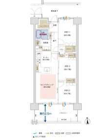ポレスター佐久平駅南ガーデンテラス 間取り D1タイプ
