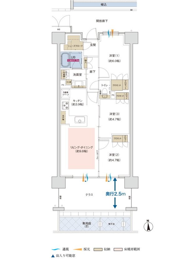 ポレスター佐久平駅南ガーデンテラス 間取り D1Gタイプ