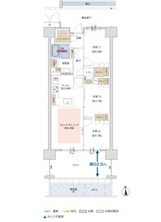 ポレスター佐久平駅南ガーデンテラス 間取り D1Gタイプ