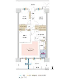 ポレスター佐久平駅南ガーデンテラス 間取り Hタイプ