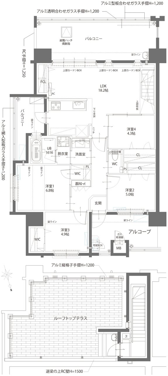 リヴィエール八幡中央ガーデンテラス 間取り Er TYPE　PLEMIUM PLAN