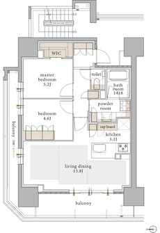 バンベール千種 ザ・レジデンス 間取り A type【セレクトプラン3】