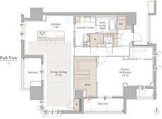 バンベール千種 ザ・レジデンス 間取り G type【セレクトプラン9】