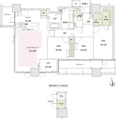ザ・パークハウス 大阪上本町タワー 間取り S91O